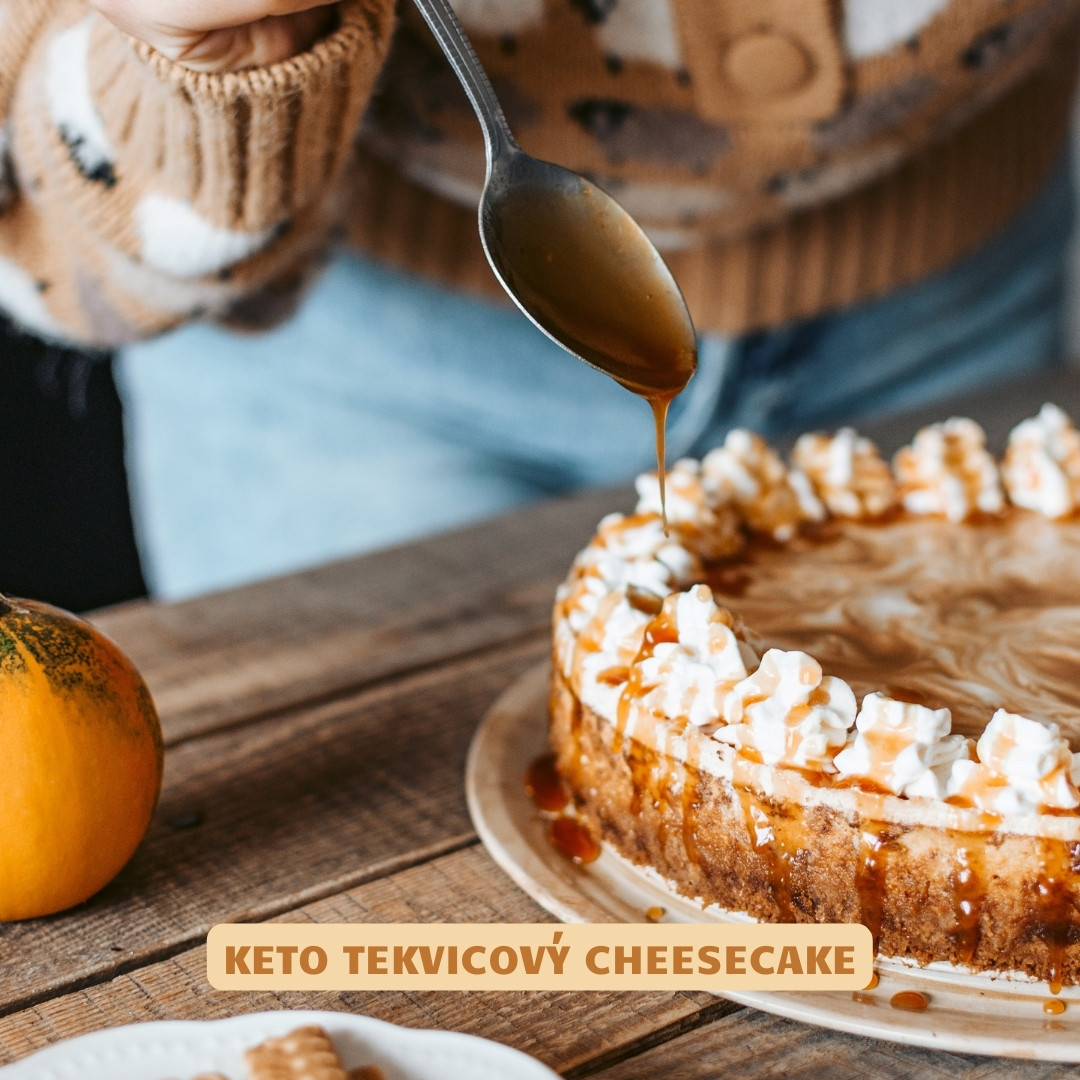 Keto tekvicovy cheesecake