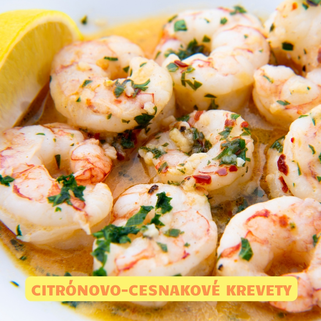 citronovo cesnakove krevety