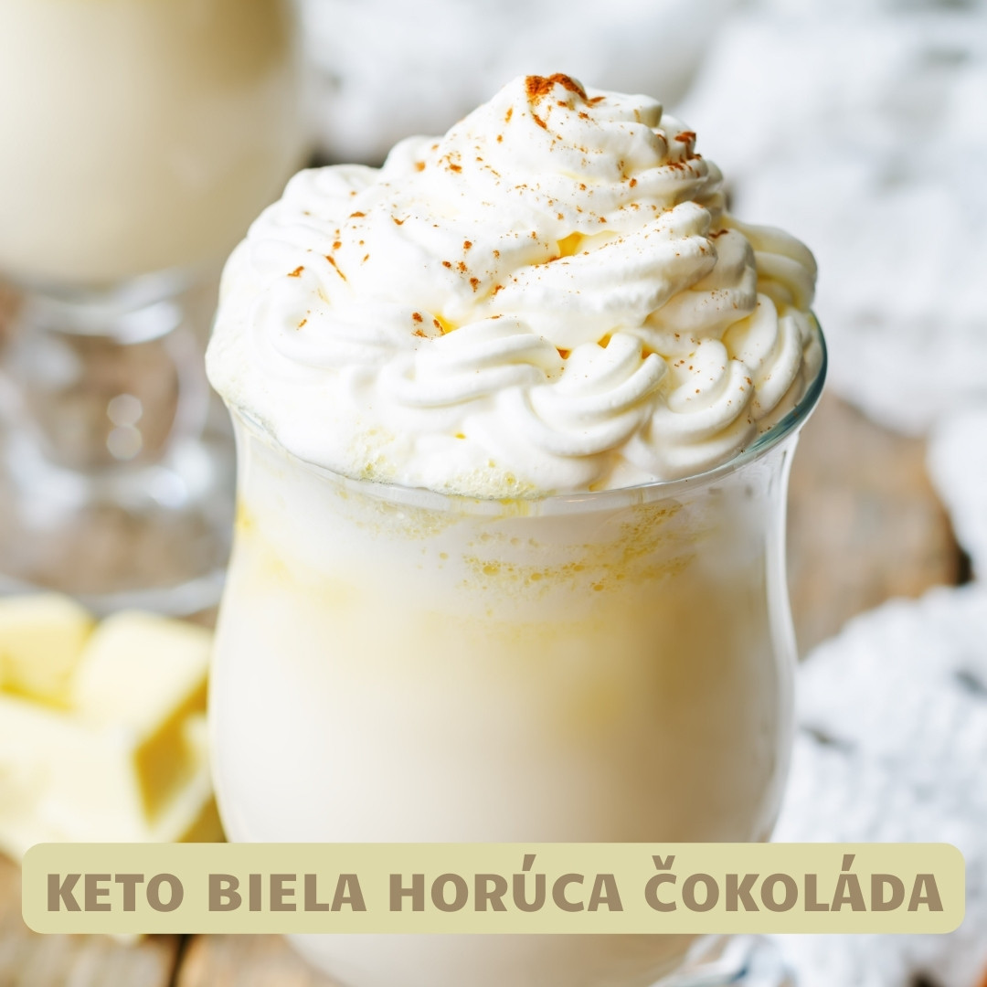 keto biela horuca cokolada