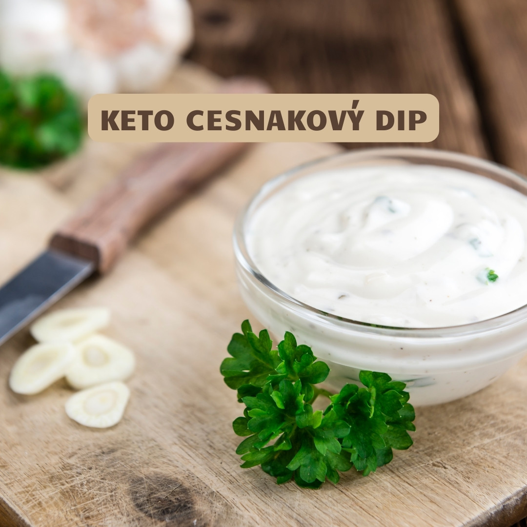 keto cesnakovy dip