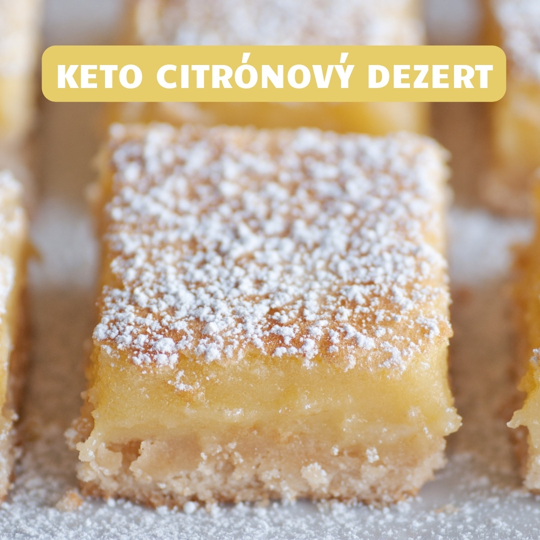 keto citronovy dezert