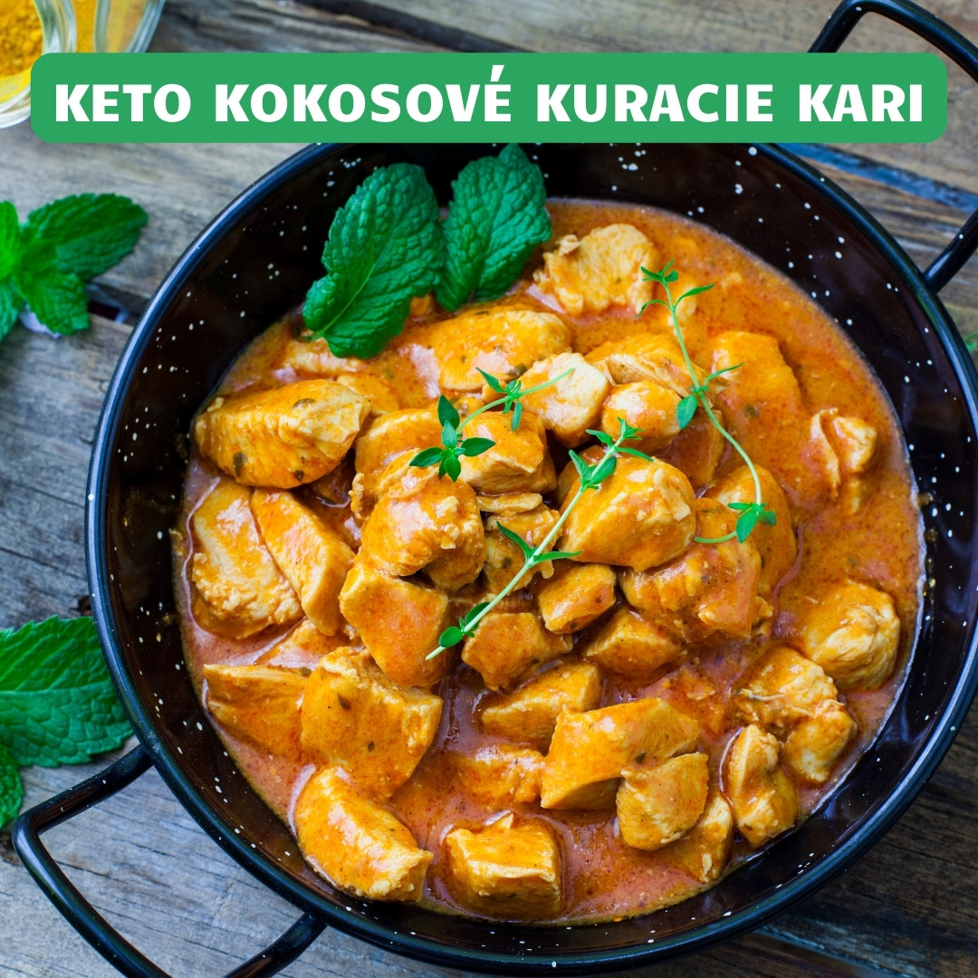 keto kokosove kuracie kari