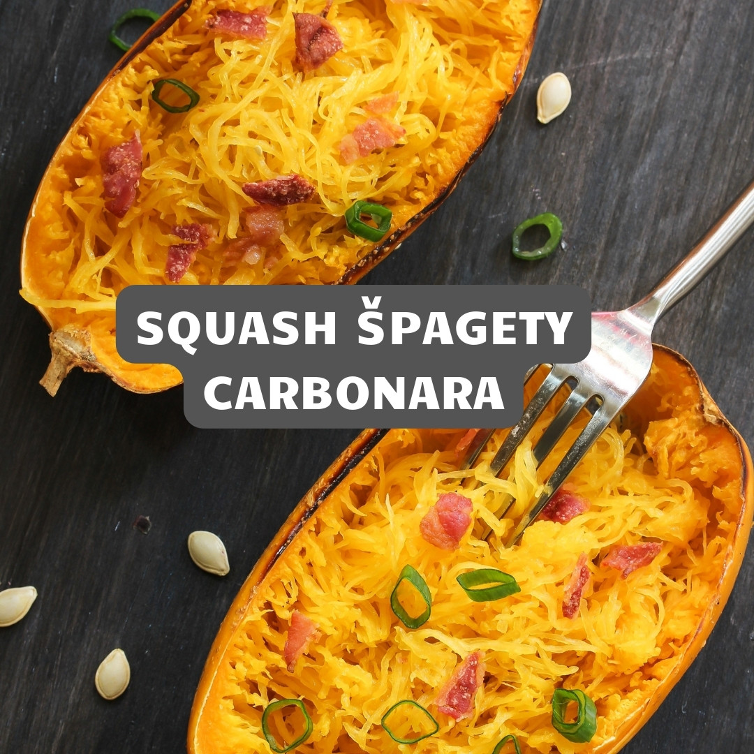 keto squash spagety carbonara