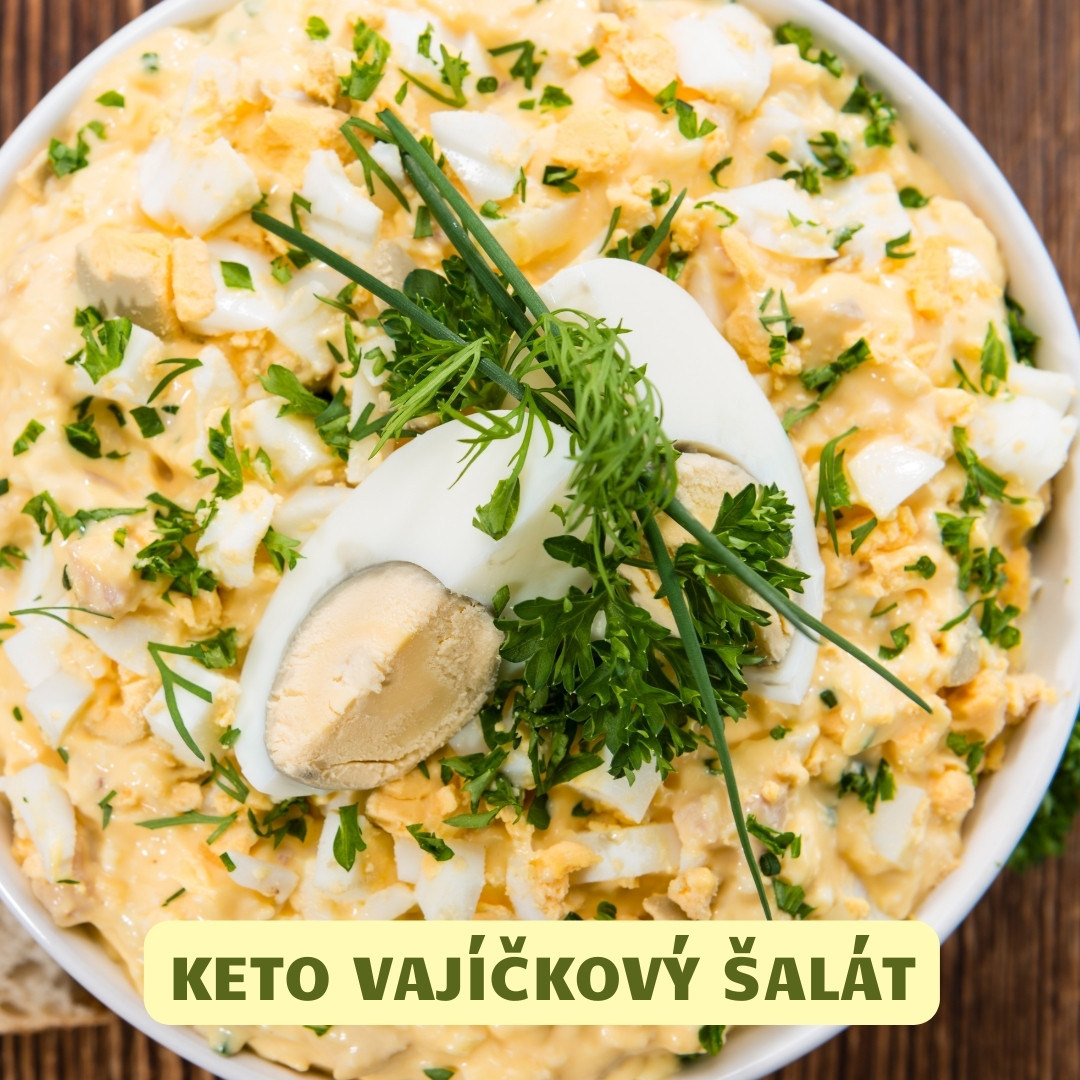 keto vajickovy salat