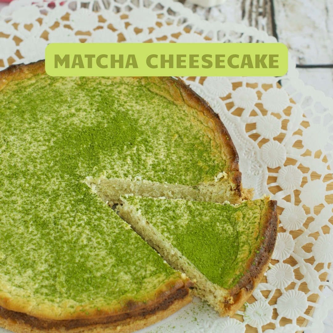 matcha cheesecake