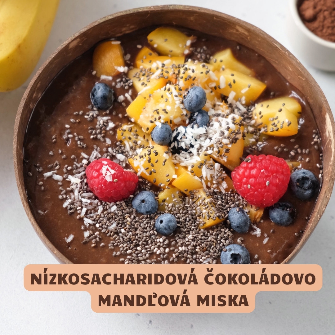 nizkosacharidova cokoladovo mandlova miska